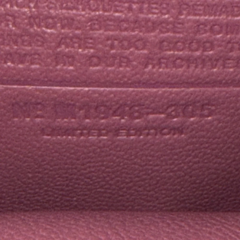 Coach Magenta Pink Glovetanned Leather Half Moon Mini Pouch Wristlet Bag Wallet